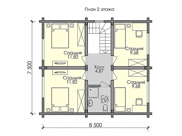 2 этаж - 64
